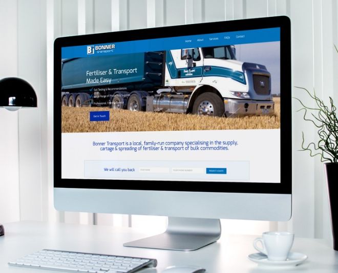 Trucking company websites in Warrnambool by WestVic Web