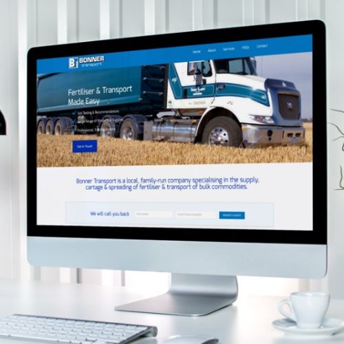 Trucking company websites in Warrnambool by WestVic Web