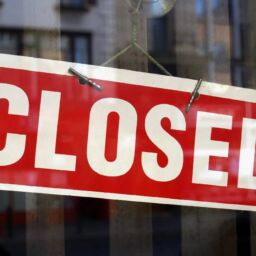 Retail store closed for business