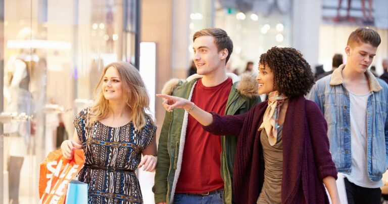 Customers browsing local stores in Warrnambool