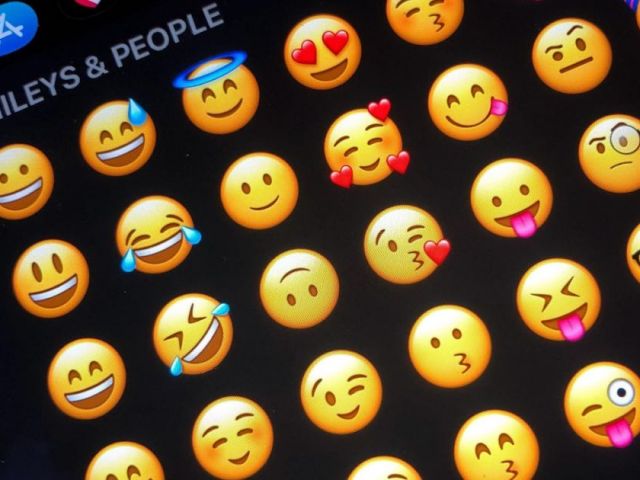 Emojis on an iPhone which are great for marketing