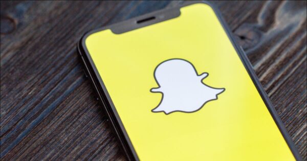 Snapchat App displayed on an iPhone